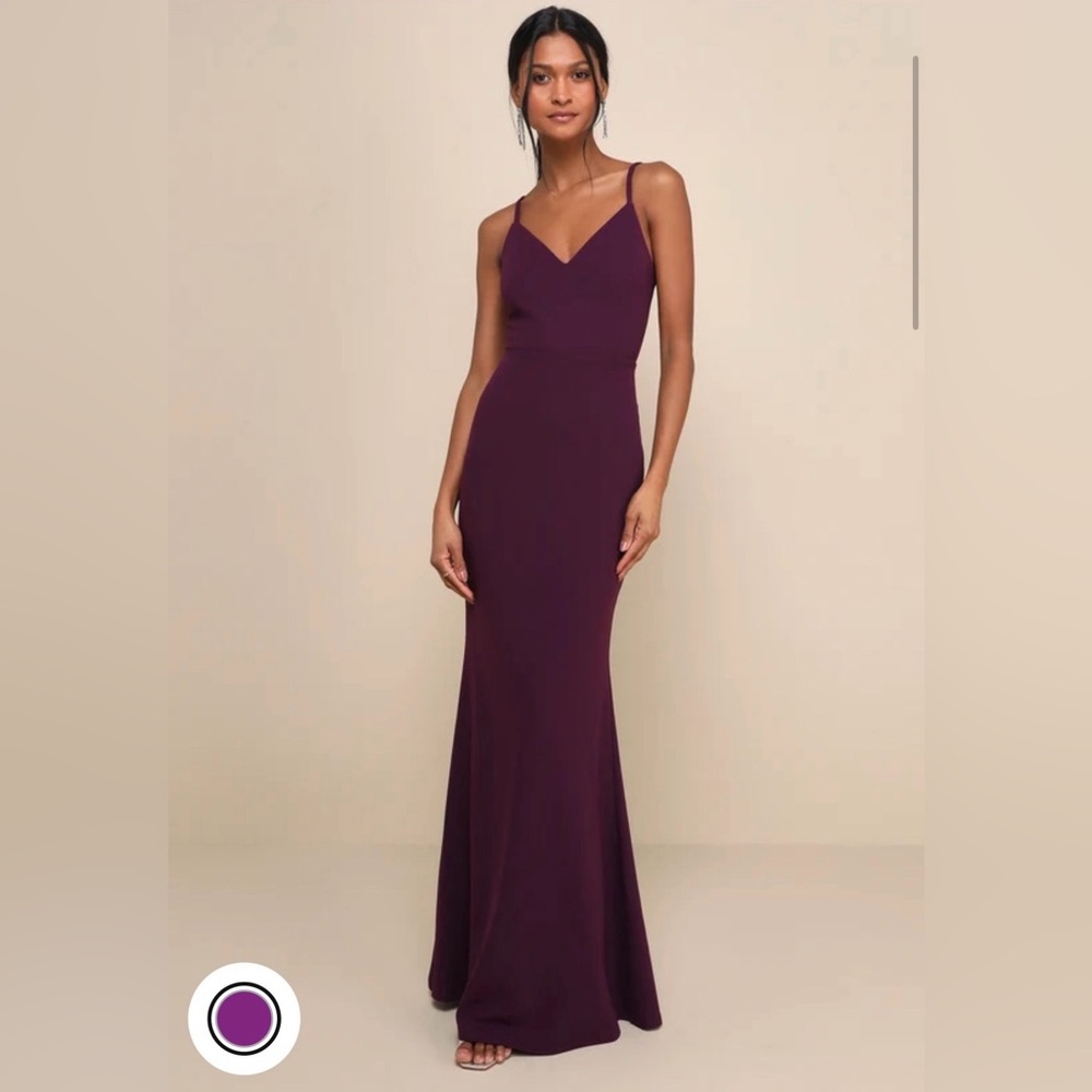 Lulus Elegant Purple Maxi Dress
